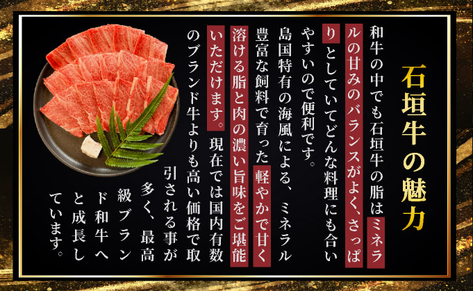 【2025年11月以降順次発送】希少な特選石垣牛をご家庭で！！ロース焼肉用200g×2パック & 石垣牛 MARU秘伝の焼肉タレ100ml×1本 | 沖縄 石垣 特選 牛 カルビ ナカバラ トモバラ 三角バラ バラ 肉 焼肉 真空 冷凍 | IM-65