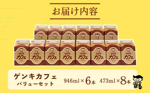 【ふるさと納税限定】ゲンキカフェバリューセット【八重山ゲンキ乳業】【日本最南端の乳業】【伊盛牧場産 生乳100％使用】GN-5-1