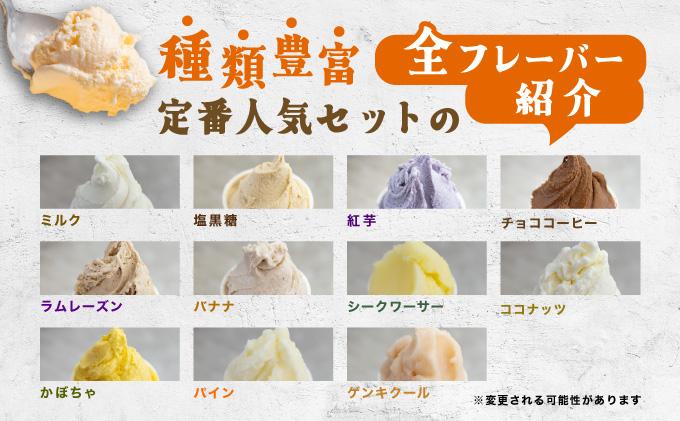 石垣島ミルミル本舗 南の島から島素材ジェラート！【定番人気セット 12個入り】（1個 132ml）　Z-7　【石垣島 石垣市 沖縄県石垣市 セット ジェラート 石垣島産 八重山】 定番人気セット