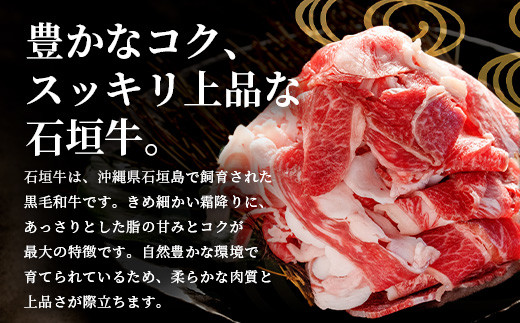石垣牛・切り落とし 500g 冷凍便 | 沖縄県 石垣市 牛肉 お肉 切落し 小間切れ 牛小間切れ SI-88