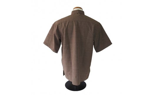 AI-19 みんさウェア ボタンダウン（ココア） 男性用 LLサイズ LLサイズ