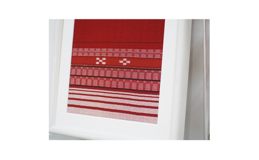 AZ-46-1 みんさー額装・Ｍ（首里城）