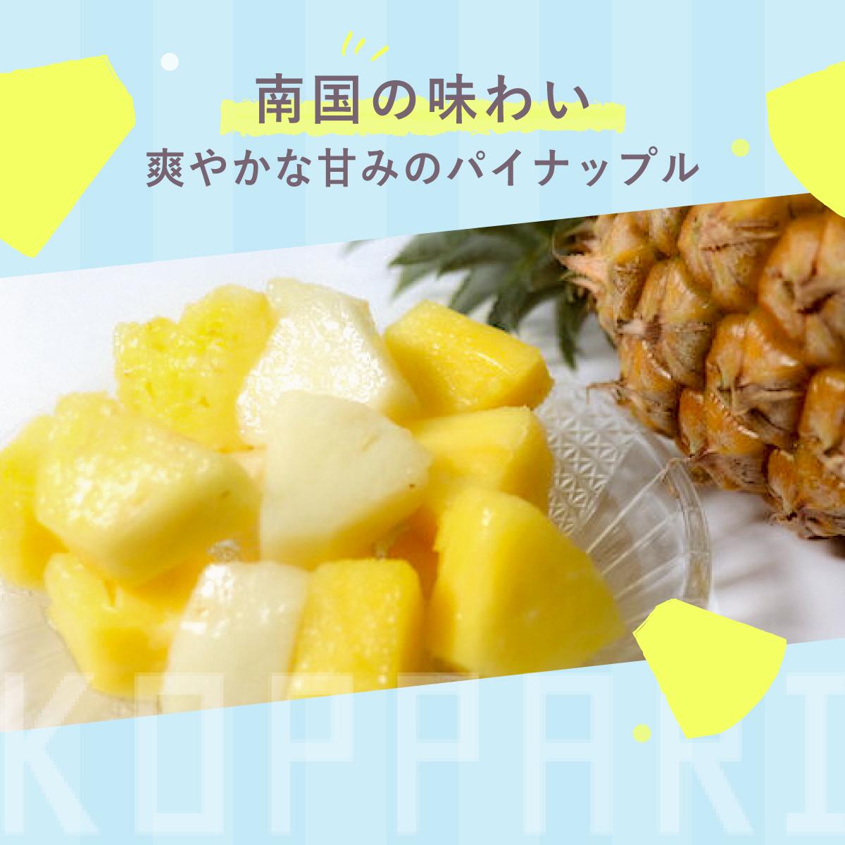 先行予約＜2026年6月より順次発送＞贅沢3種フローズンパイナップル 3パック【 沖縄県 石垣市 果物 パイナップル 冷凍 パイン フローズン 送料無料 】 EF-5 250g×3パック