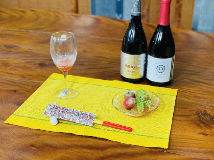 花織ランチョンマット（黄色）AI-40-1