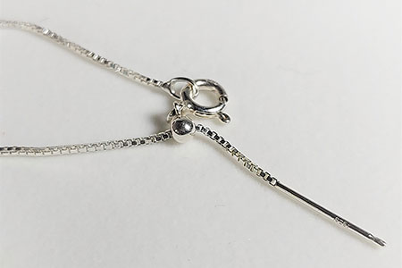 石垣焼 シルバースライドプチネックレス Y-18-1