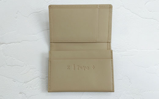 AZ-53-1 みんさー織 名刺入れ牛革(楕円ヒチガーラ　サクラ) 