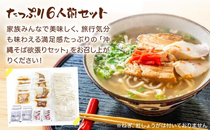 沖縄そば 半生麺 欲張り 6食セット | 沖縄 石垣 石垣島 そば ML-002