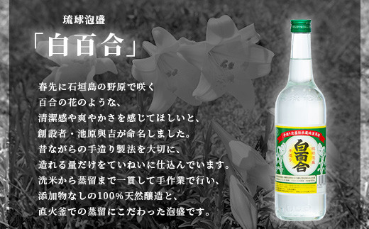 IK-9 池原酒造 白百合 600ml 30度 12本セット 