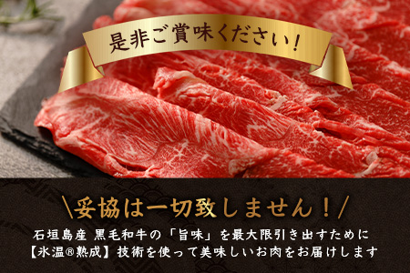 【氷温熟成】石垣島産 黒毛和牛 ウデスライス 500g×2【合計1kg】お肉 肉 牛肉 冷凍 すきやき すき焼き 牛丼 和牛 しゃぶしゃぶ 赤身 八重山食肉センター うで ウデ