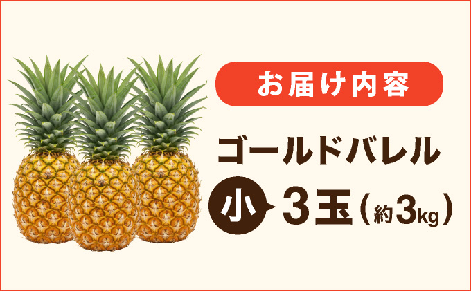 ≪5月上旬順次発送≫ ゴールドバレル 小 3玉（約3kg） TP-15