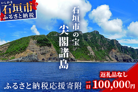 【返礼品なし】石垣市の宝「尖閣諸島」資料収集及び情報発信等事業 の為の寄附(100000円)
