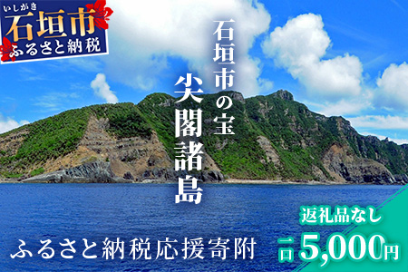 【返礼品なし】石垣市の宝「尖閣諸島」資料収集及び情報発信等事業 の為の寄附(5000円)
