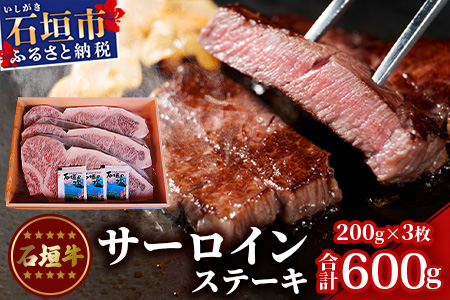 TA-1 石垣牛サーロインステーキ200g×3枚