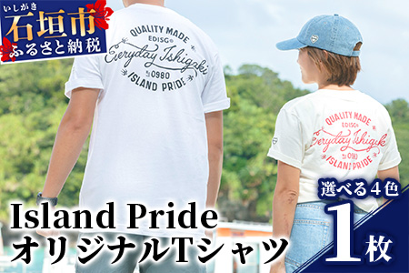 EDISG Tシャツ Island Pride【カラー:オフホワイト】【サイズ:XSサイズ】KB-69-1