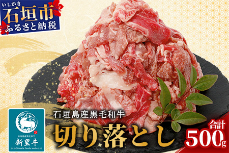 石垣島産 黒毛和牛 新里牛 多用途抜群！ 切落し (500g×1) 500g SZ-13