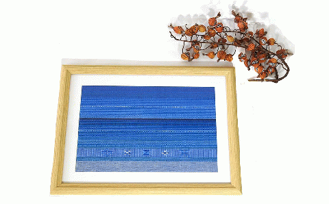 花織 風景織 額装 小ワイド AI-26