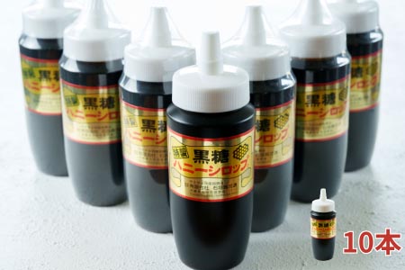 黒糖ハニーシロップ 500g入×10本・石垣島産 SI-081