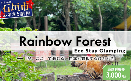 Rainbow　Forest（レインボーフォレスト）施設利用券3,000円分 RF-1 施設利用券3,000円分
