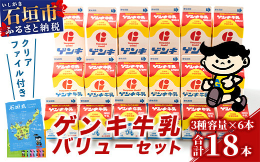 【ふるさと納税限定】ゲンキ牛乳バリューセット【八重山ゲンキ乳業】【日本最南端の乳業】【伊盛牧場産 生乳100％使用】GN-3 通常便