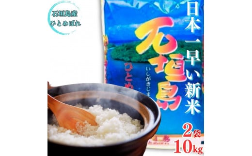 【石垣島産ひとめぼれ】日本最南端の日本一早い新米・10kg　【 沖縄県 石垣市 米 お米 新米 5kg×2袋 】SI-59-1