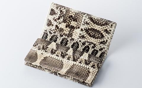 財布 長財布 ハブ 革 ( 縦9cm × 横18.5cm )