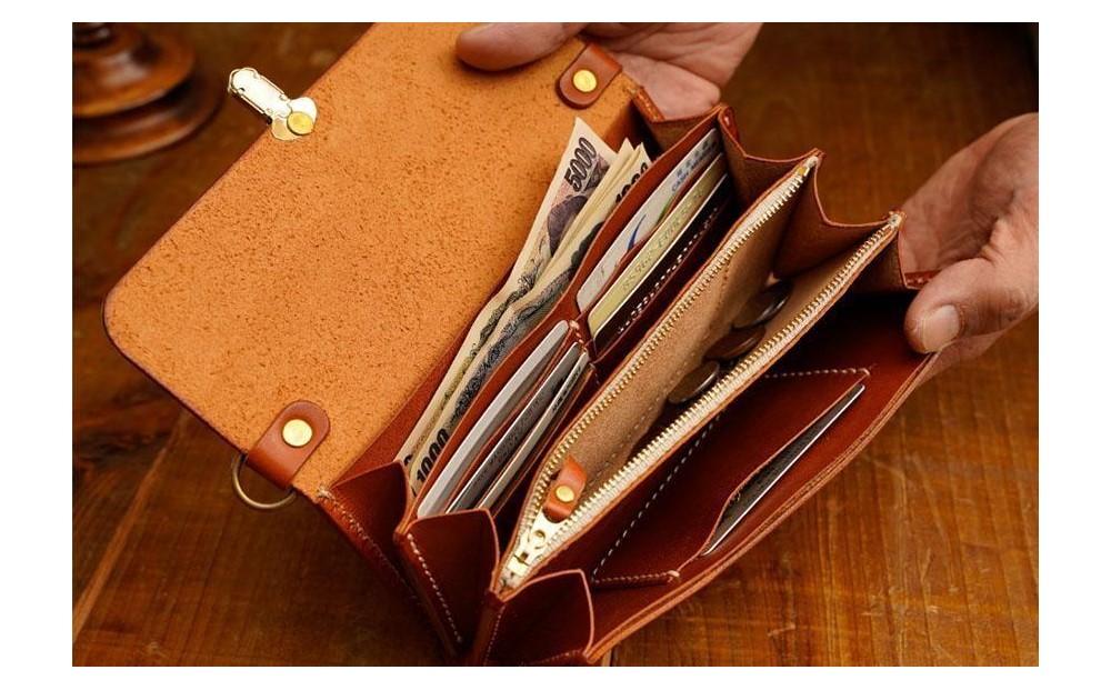 【レザーベース】BAGウォレット（ブラック）