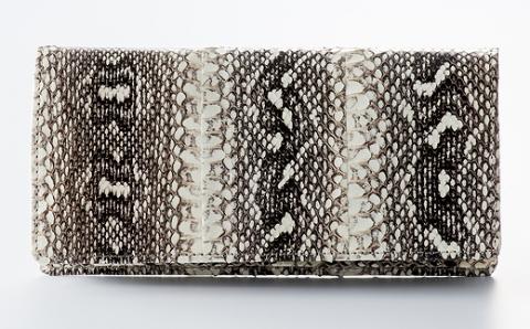 財布 長財布 ハブ 革 ( 縦9cm × 横18.5cm )