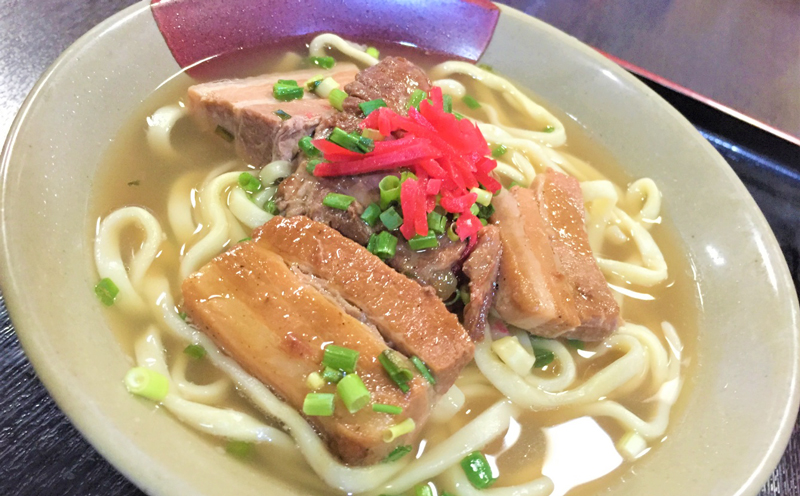 【元祖・ソーキそば我部祖河食堂】ふるさとセット　4食入り 沖縄 おきなわ 食堂 そば そーき ソーキ 三枚肉 肉 沖縄そば おきなわそば おすすめ 限定 人気 プレゼント 贈答 ギフト 家族 ファミリー 汁 スープ