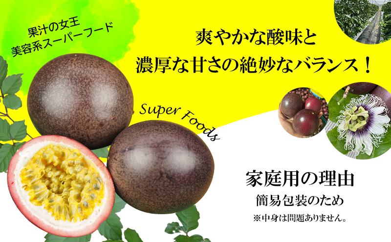 2026年発送【先行予約】家庭用パッションフルーツ 2kg以上【ウォーカー農園】 パッション フルーツ くだもの 果実 果物 国産 沖縄 名護 スイーツ デザート 産地直送 お取り寄せ 旬の果物 南国 贅沢 ご家庭用 ご自宅用 先行予約 お土産 おすすめ