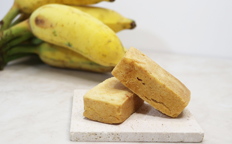 琉球甘蕉ケイク2箱（プレーン・カカオ）各5個入 沖縄 おきなわ おかし お菓子 バナナ アップルバナナ ばなな 伝統 特産品 ふるさと納税 送料無料 名護市 なご スイーツ お土産 お取り寄せ 人気 カカオ かかお