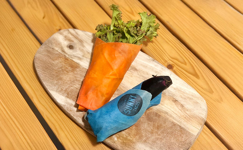 蜜蝋（ミツロウ）ラップ　S・M2枚セット 日用品 生活雑貨 雑貨 ラップ 蝋 ロウ みつろう 蜜蝋ラップ SDGｓ コラボ オリジナル セット 2枚 ギフト プレゼント 贈り物 贈答 ふるさと 沖縄 名護市