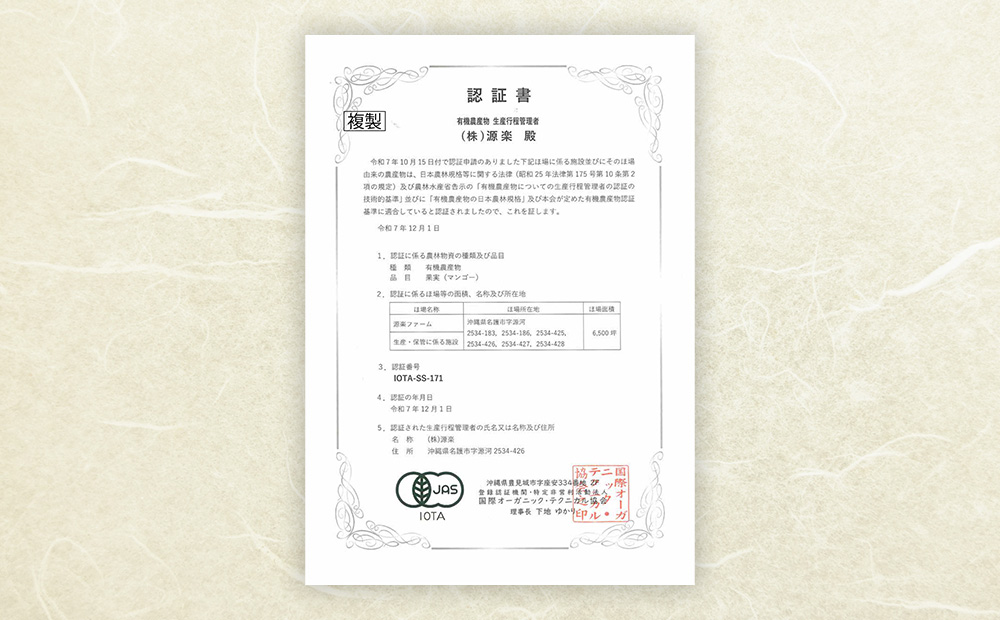 【2026年発送】40年続く老舗農園の沖縄県産マンゴー 約2kg 秀品【有機JAS】 2026年 沖縄 マンゴー 果物 フルーツ 数量限定 贈答品 先行予約 おすすめ 人気 期間限定 産地直送 2kg 4玉 5玉 希少 大玉 濃厚 完熟 とろける甘さ