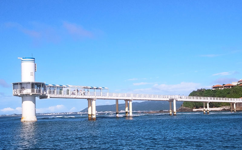 海中展望塔&グラス底ボート　大人2名様【ブセナ海中公園】