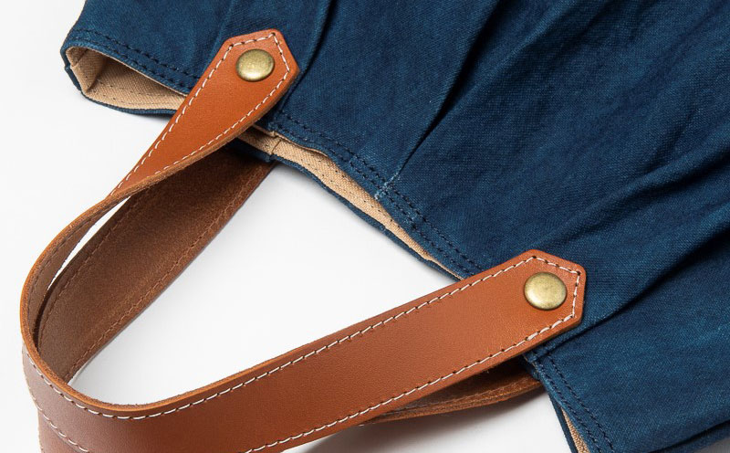 琉球藍染パンプキンバッグ