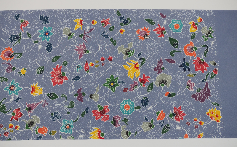 【藤崎紅型工房】名古屋六通帯 更紗文様