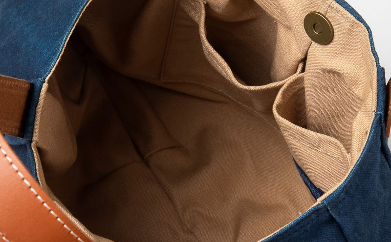 琉球藍染パンプキンバッグ