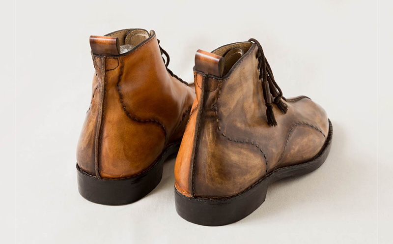 フルオーダーメイド靴　MICHELANGERO　ミケランジェロ　【靴工房カステッリーノ】 革 靴 靴職人 フルオーダー オーダーメイド ハンドメイド レザー レザーシューズ シューズ 日用品 雑貨 ファッション イタリア 沖縄 おきなわ 名護 なご 革靴 工房 手作り