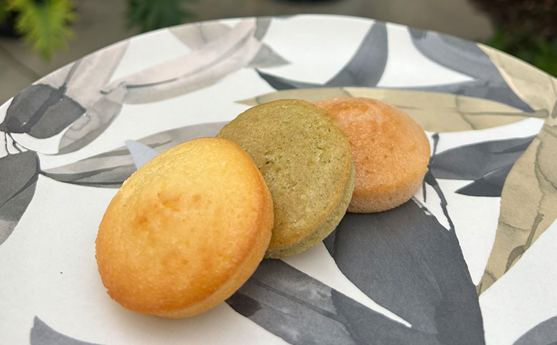 PINKフィナンシェ1箱（7個入） 沖縄 おきなわ おかし お菓子 焼き菓子 しっとり 人気 ふるさと納税 送料無料 お土産 お取り寄せ スイーツ 名護市 なご 7個入り シークワァーサー マンゴー バナナ