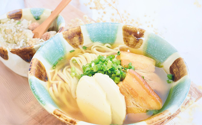 沖縄県屋我地島焼『 erba エルバ そばmakai 6寸 』 焼き物 やちむん ヤチムン 陶芸 伝統 器 食器 工芸 工芸品 まかい ギフト 贈答 プレゼント 贈り物 オススメ 人気 敬老の日 母の日 父の日 名護市