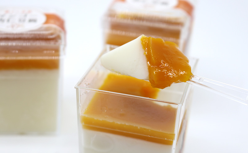 マンゴープリン6個＆杏仁豆腐6個セット　1箱(計12個セット) おきぽた プリン 杏仁 豆腐 マンゴー スイーツ 専門店 マンゴープリン 濃厚 新食感 フルーツ杏仁 クリーミー 人気 おすすめ 沖縄 お土産 プレゼント 贈り物 ギフト お取り寄せ