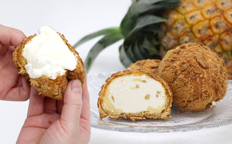 沖縄シュークリーム　4種類10個セット おきぽた シュークリーム マンゴー スイーツ 専門店 バラエティシュークリーム トロピカル パイン 黒糖 紅芋 贅沢スイーツ 食べ比べ 人気 おすすめ 沖縄 お土産 プレゼント 贈り物 ギフト お取り寄せ