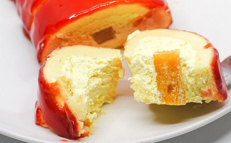 アップルマンゴーロールケーキ(約15cm) おきぽた ケーキ マンゴー スイーツ 専門店 ロールケーキ フルーツデザート トロピカルスイーツ 沖縄 お土産 人気 おすすめ パーティー バースデー Xmasケーキ 誕生日 プレゼント 贈り物 ギフト お取り寄せ