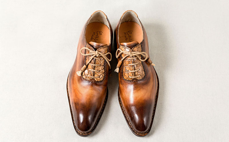 フルオーダーメイド靴　STRADIVARI　ストゥラディヴァリ 【靴工房カステッリーノ】 革 靴 靴職人 フルオーダー オーダーメイド ハンドメイド レザー 日用品 ファッション 雑貨 イタリア 沖縄 おきなわ 名護 なご 革靴 工房 手作り レザーシューズ シューズ