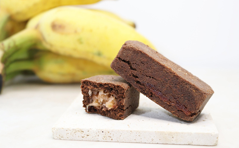 琉球甘蕉ケイク2箱（プレーン・カカオ）各5個入 沖縄 おきなわ おかし お菓子 バナナ アップルバナナ ばなな 伝統 特産品 ふるさと納税 送料無料 名護市 なご スイーツ お土産 お取り寄せ 人気 カカオ かかお