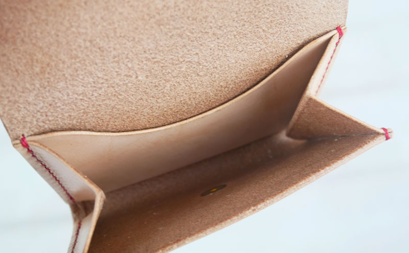 WingRoutes　コインケース　クリーム