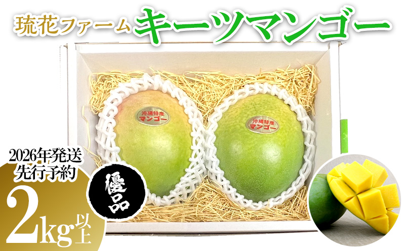 【2026年発送先行予約】キーツマンゴー優品2kg以上 沖縄 おきなわ まんごー 優品 家庭用 先行予約 ふるさと納税 送料無料 甘味 糖度 おいしい お土産 キーツ 果物 くだもの 果実 ２キロ 箱入り 食べ物 フルーツ