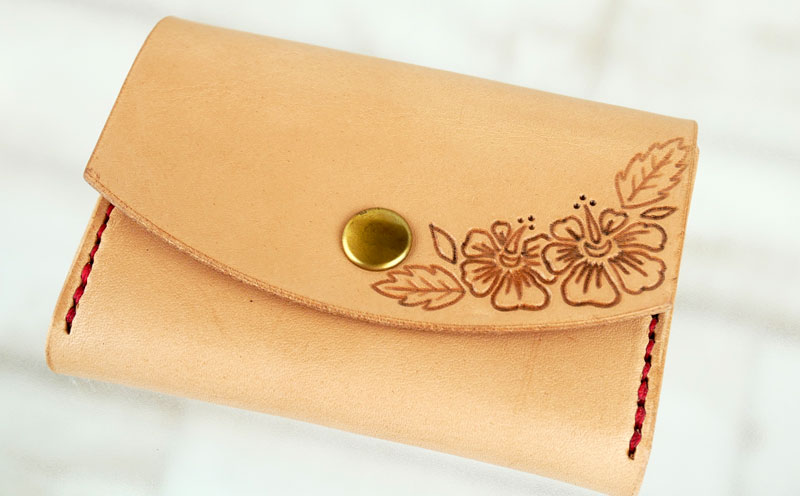 WingRoutes　コインケース　クリーム