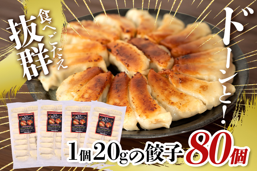 美ら島あぐー餃子 80個セット 20個入×4パック 絶品 こだわり 豚 肉 国産 ごはん おかず お弁当 冷凍 ぎょうざ ギョウザ 小分け BBQ ギョーザ 惣菜 晩酌 ギフト 手作り 生餃子 豚肉 冷凍食品 おつまみ 冷凍餃子 ブランド豚 総菜 中華 焼き餃子 沖縄県 糸満市 61-3