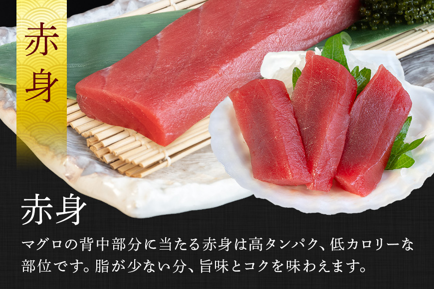 沖縄県産「旬の天然本マグロ」をお届け！天然本マグロ赤身 900g