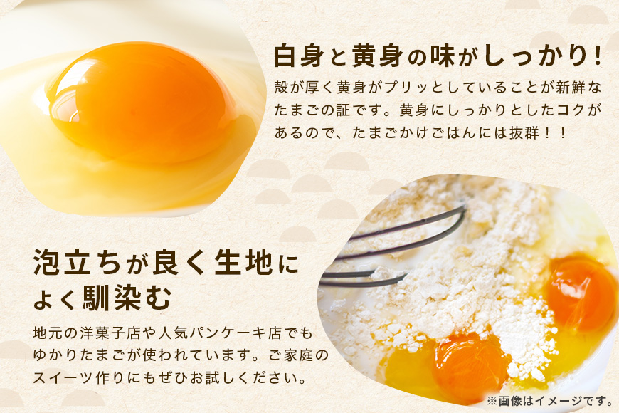 黄身がプリッ！沖縄の大自然が育んだ平飼い卵【ゆかりたまご】